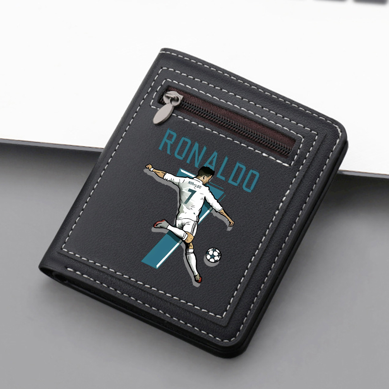 Accordion Wallet Zip - Football Star Series Men Short Wallet