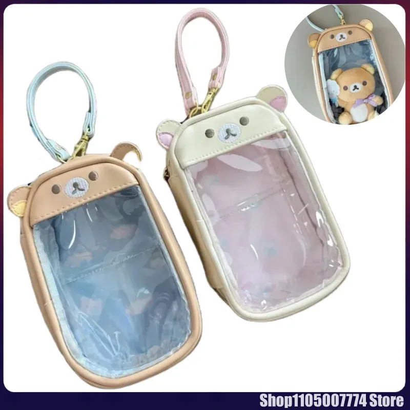 Accordion Wallet Zip - Kawaii Rilakkuma Bear Sister Pendant Storage