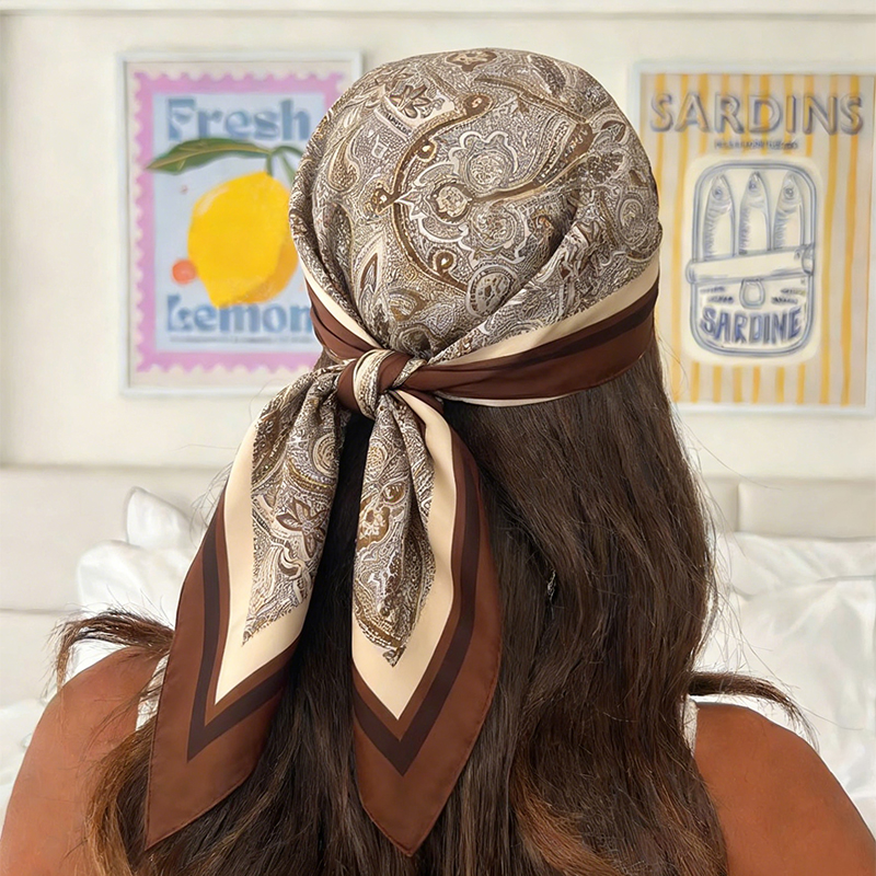 Luxury Bags For Women - Luxury Women Silk Square Scarf Floral