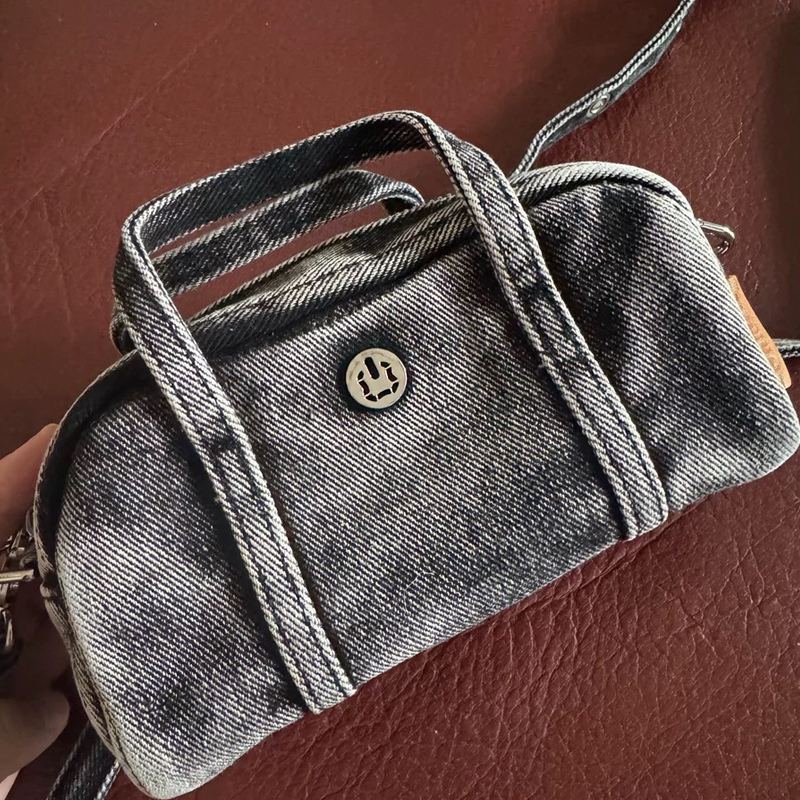 Luxury Bags For Women - Korean Casual Mini Denim Box Bags