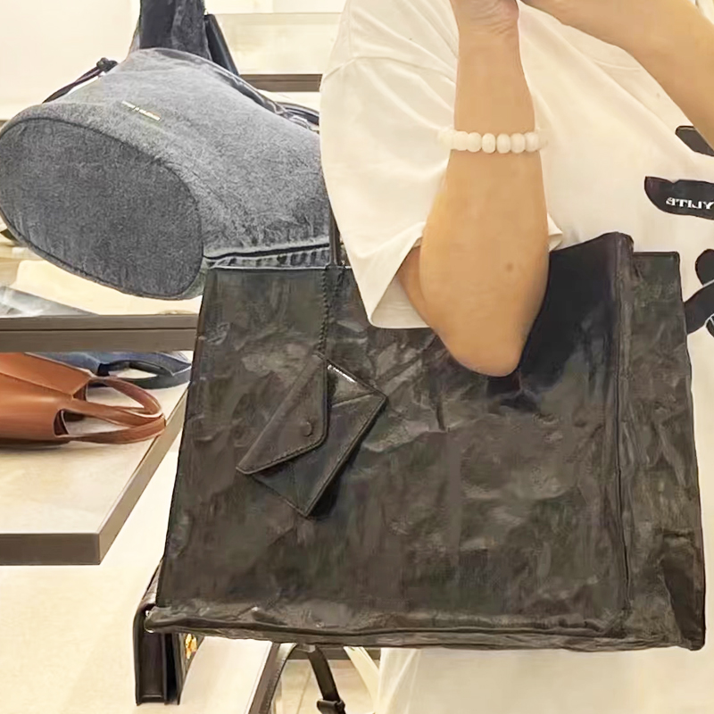 Korean Casual Kraft Paper Tote - Luxury Bags Made recensione e prezzo