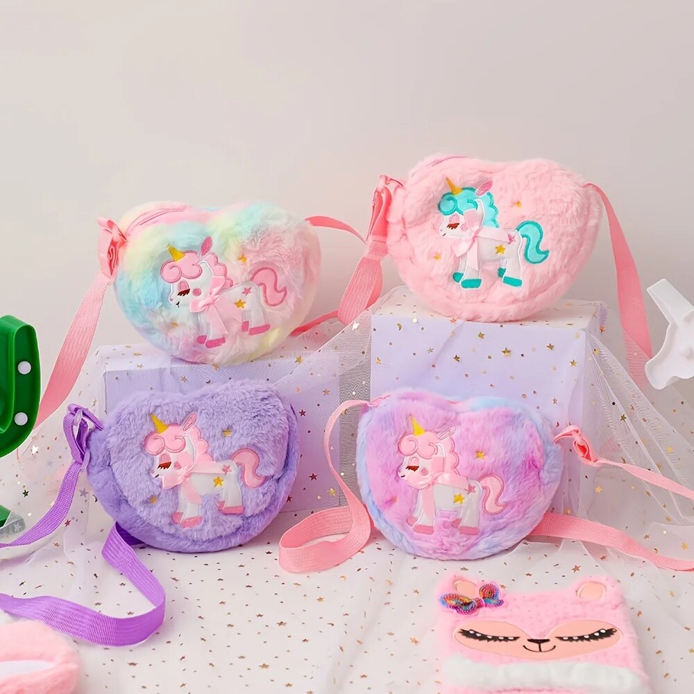 Cute Unicorn For Girls Plush H - Accordion Wallet Zip recensione e prezzo