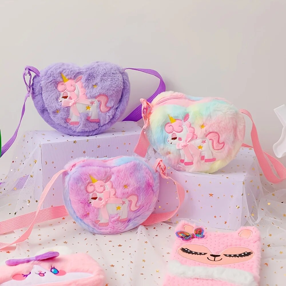 Cute Unicorn For Girls Plush H - Accordion Wallet Zip recensione e prezzo