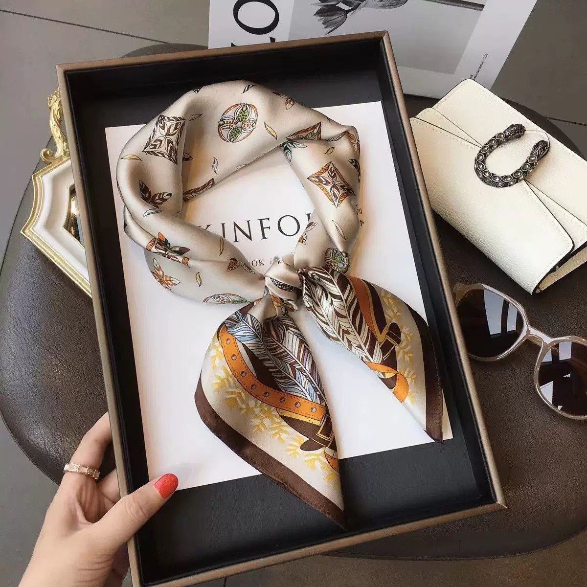 Luxury Design Skinny Silk Squa - Luxury Bags Made recensione e prezzo