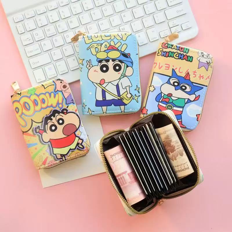 2025 New Crayon Shin-chan Cute - Accordion Wallet Zip recensione e prezzo