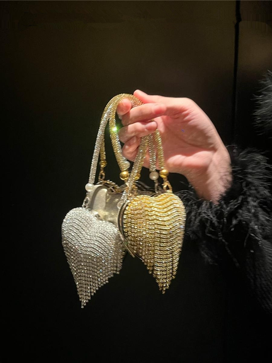 Luxury Small Bling Heart Shape - Luxury Bags For Women recensione e prezzo