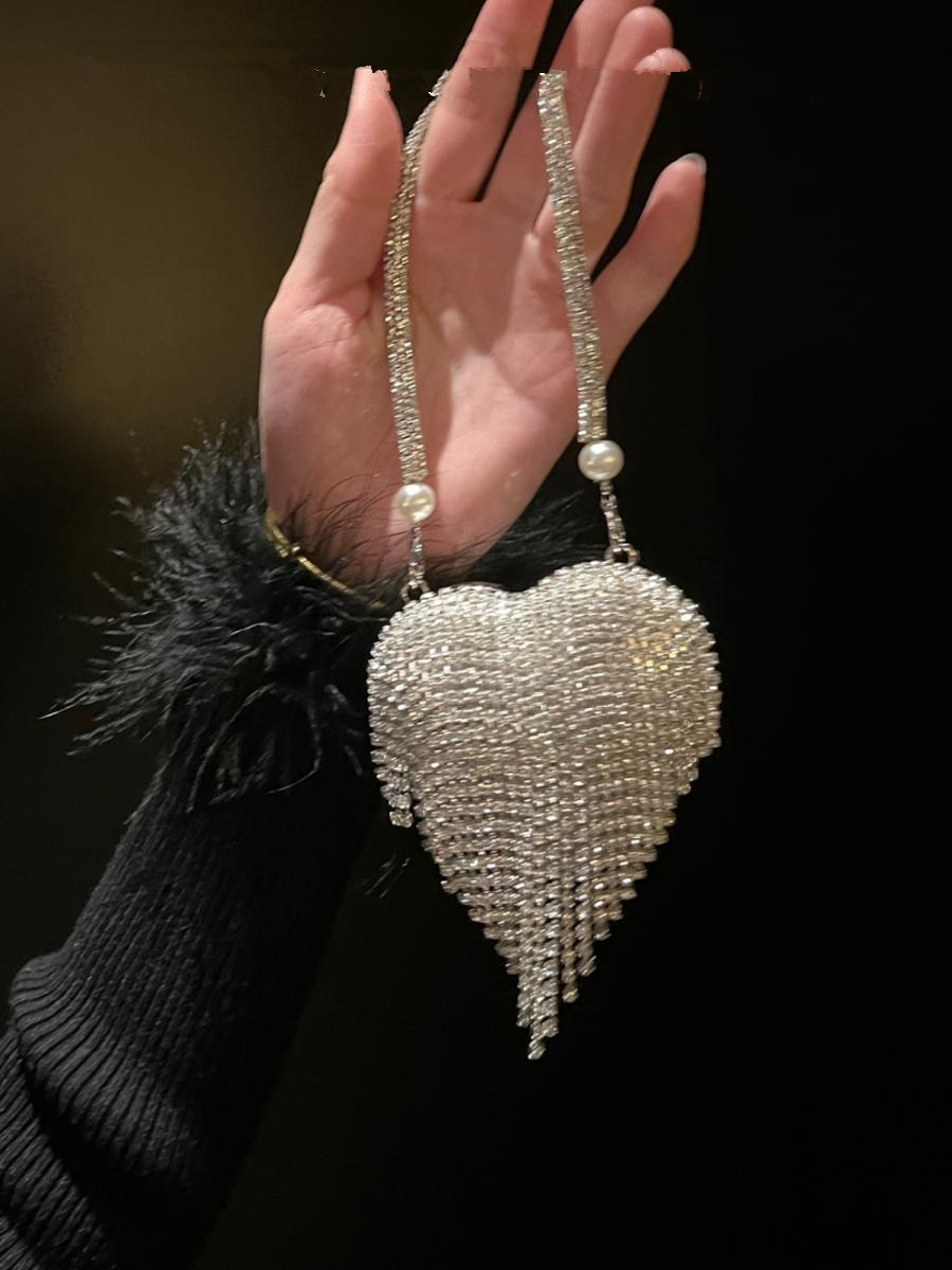 Luxury Small Bling Heart Shape - Luxury Bags For Women recensione e prezzo
