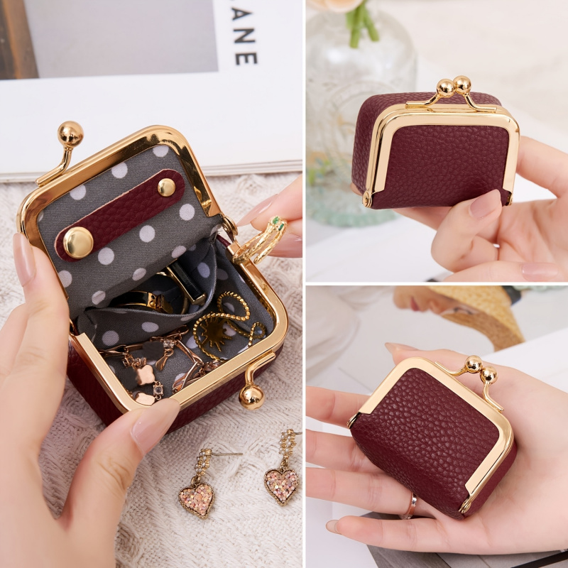 Mini Leather Coin Purse – with - Accordion Wallet Zip recensione e prezzo