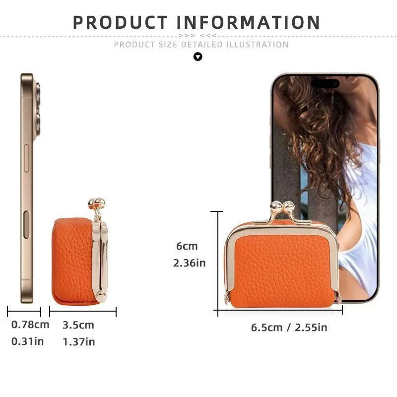 Mini Leather Coin Purse – with - Accordion Wallet Zip recensione e prezzo