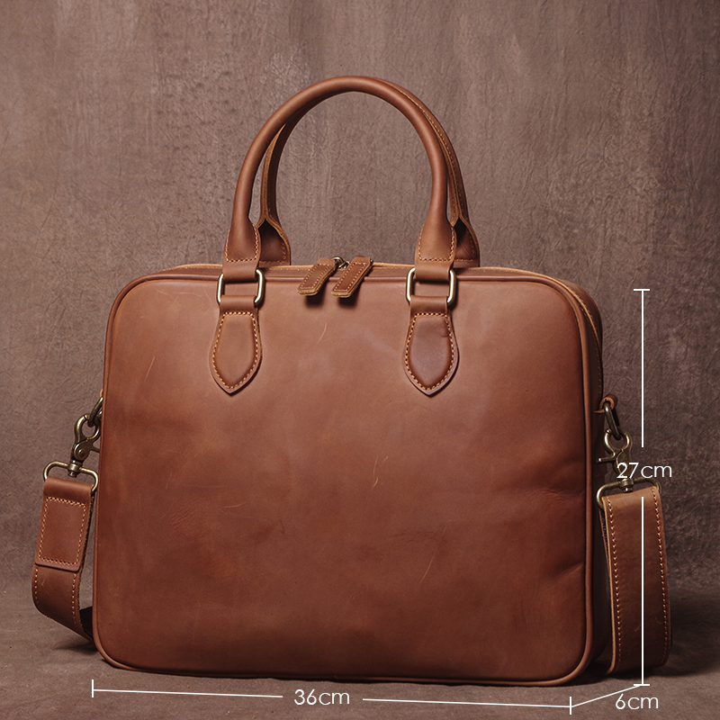 GURO Men Crazy Horse Cowhide B - Luxury Bags Made recensione e prezzo