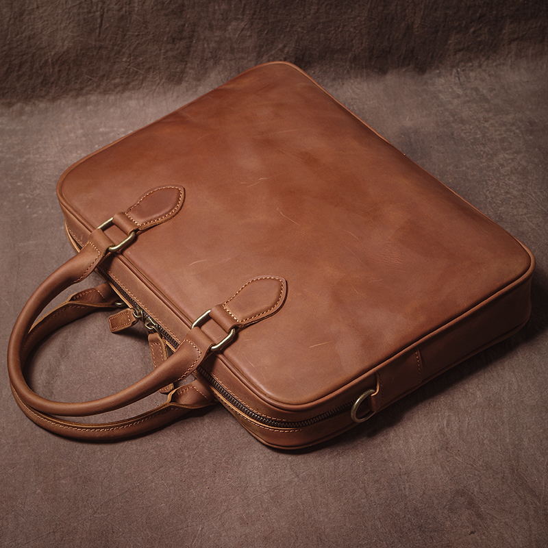 GURO Men Crazy Horse Cowhide B - Luxury Bags Made recensione e prezzo