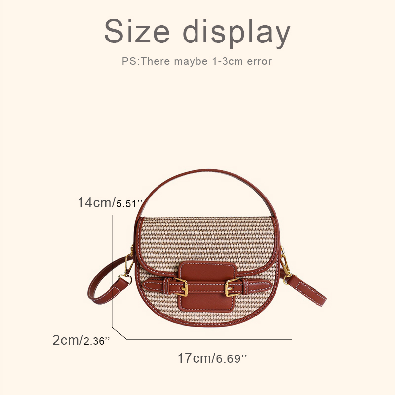 England Style Mini Straw Saddl - Luxury Bags For Women recensione e prezzo