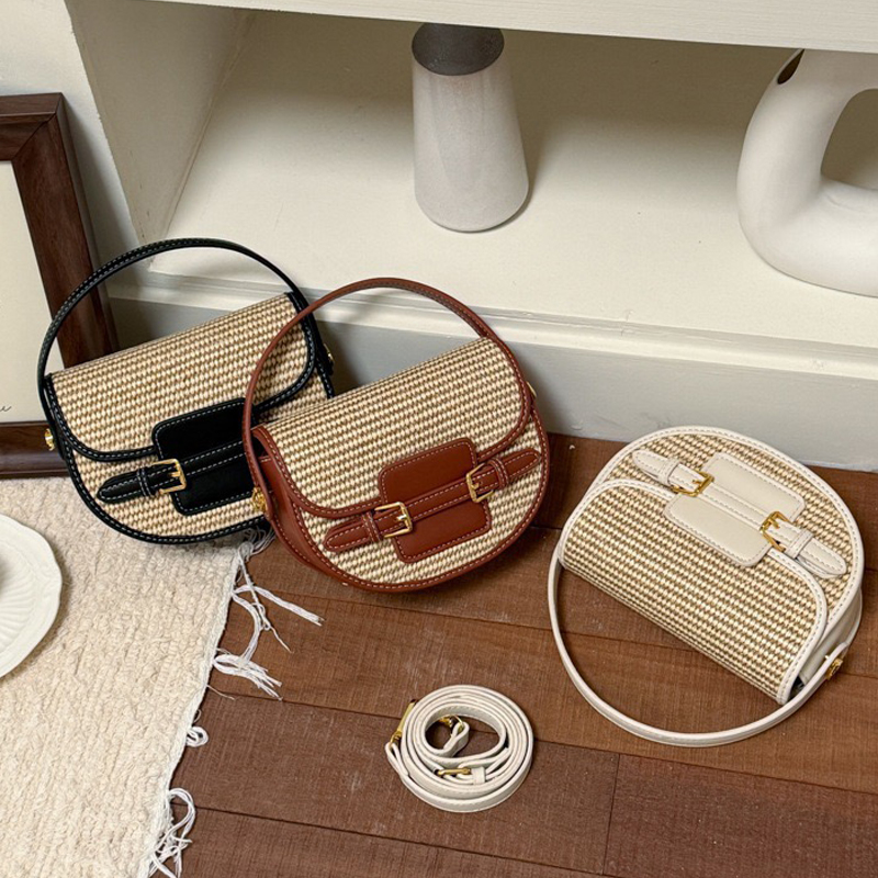 England Style Mini Straw Saddl - Luxury Bags For Women recensione e prezzo